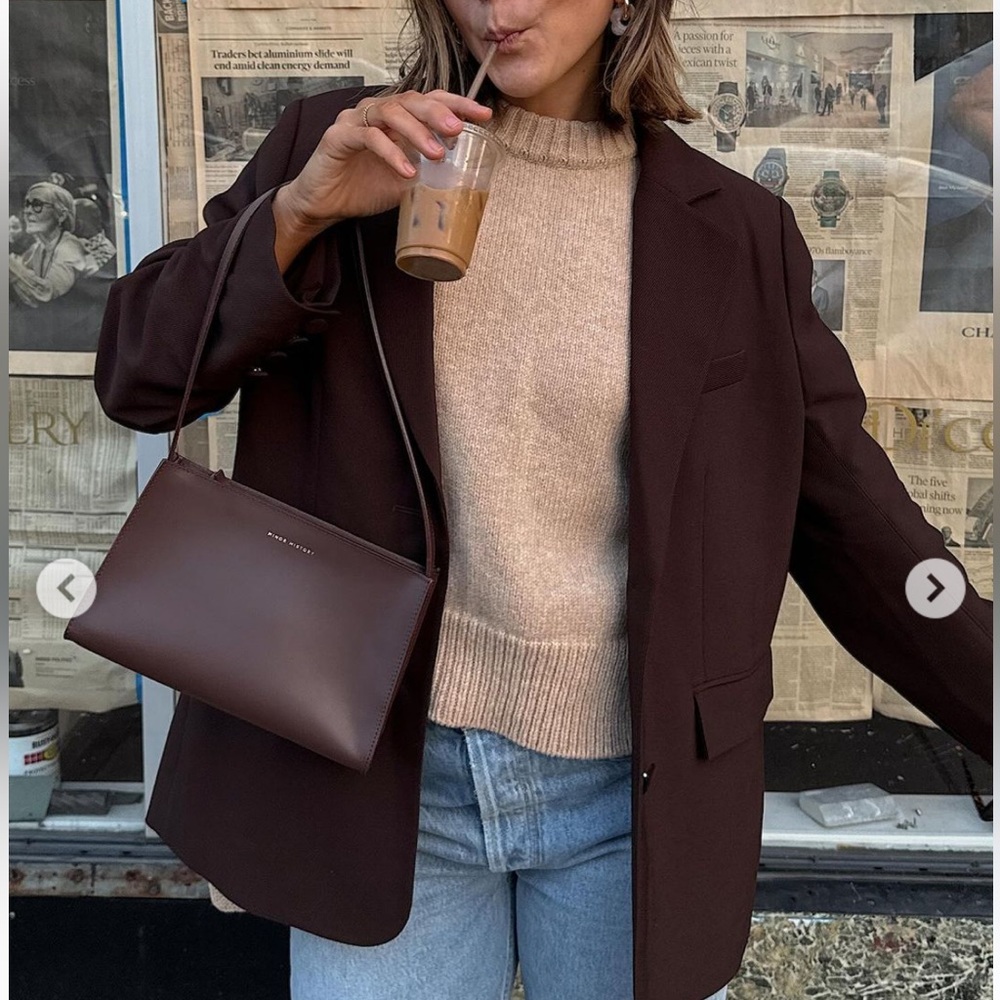 Brown Chocolate Blazer, Size Small Darling
